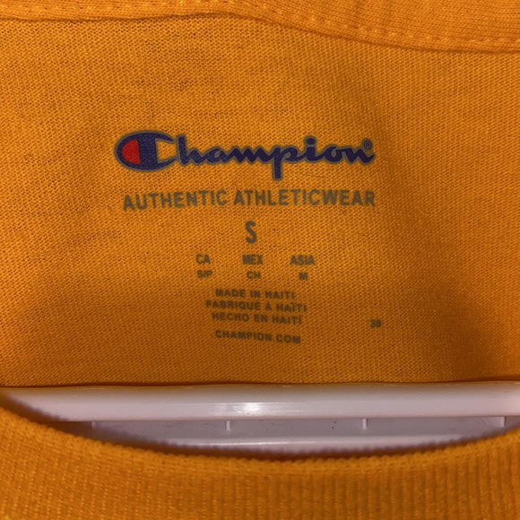 Benny The Butcher Plugs I Met Anniversary Champion T Shirt - Small in yellow - Picture 4 of 5